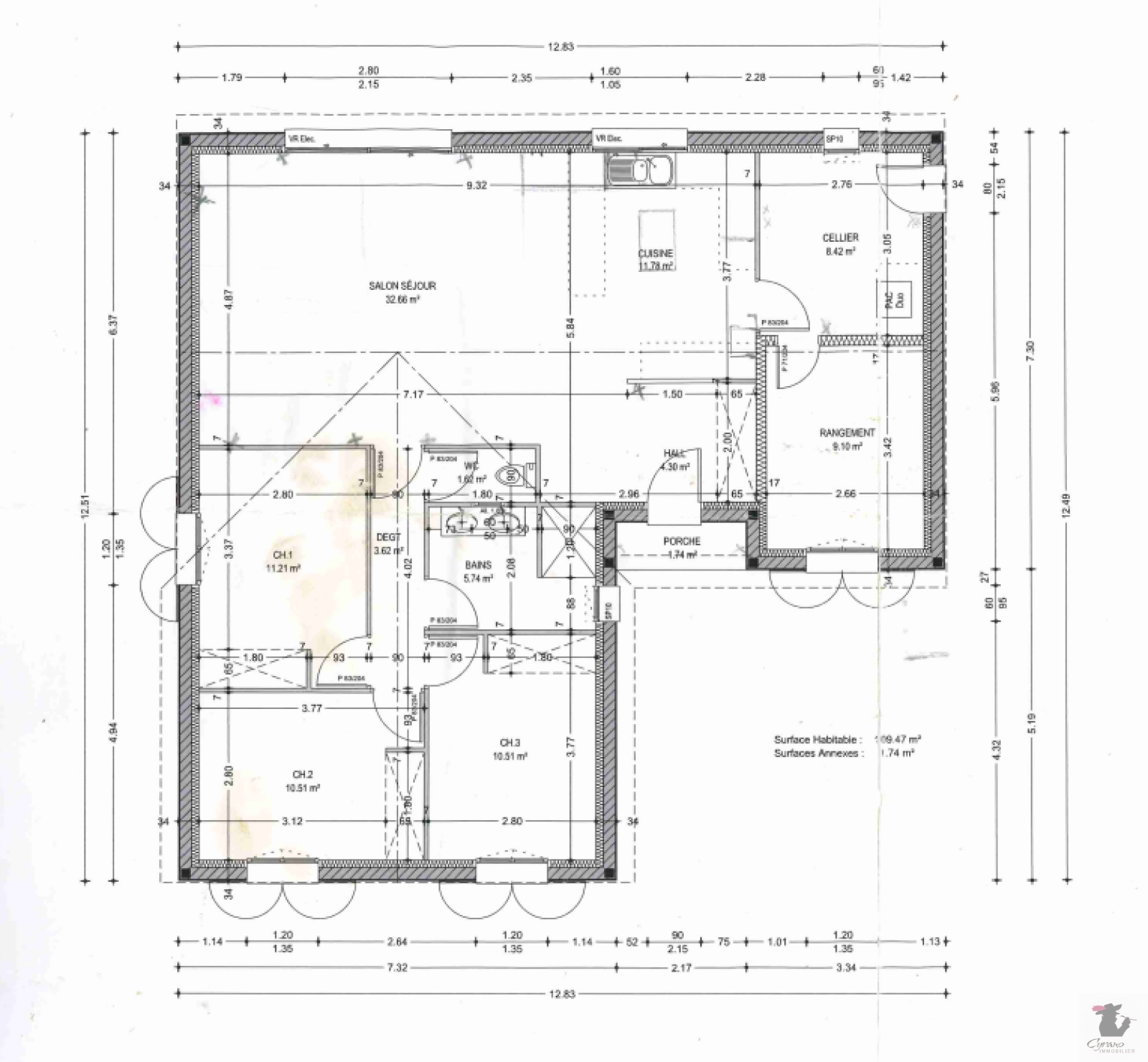 Image_10, Maison, Lamonzie-Saint-Martin, ref :1624